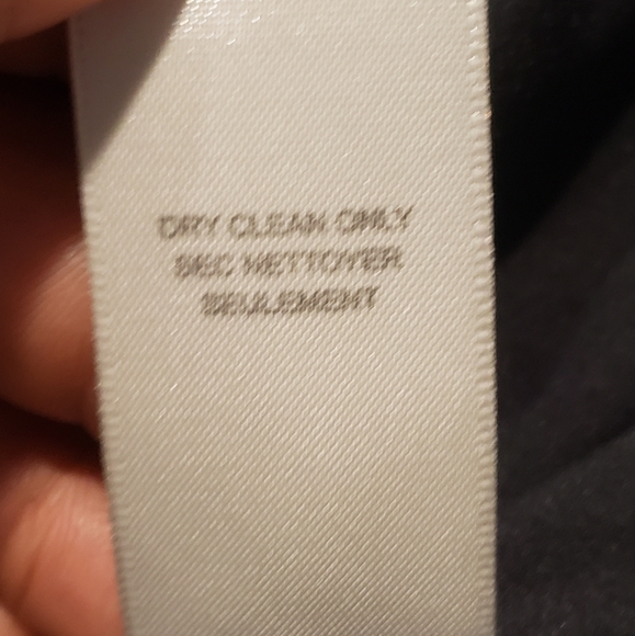 Rebecca Taylor Mixed Media Tweed Fringe Blazer with Lamb leather Trim, Size 10 - Picture 8 of 9